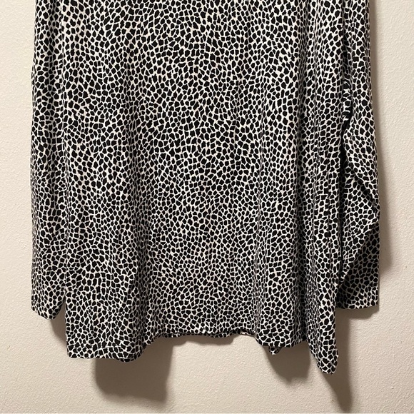 Ruby Rd Shirt Women’s Plus Size 3X LongSleeve Black White Color Pull Over - Picture 8 of 10